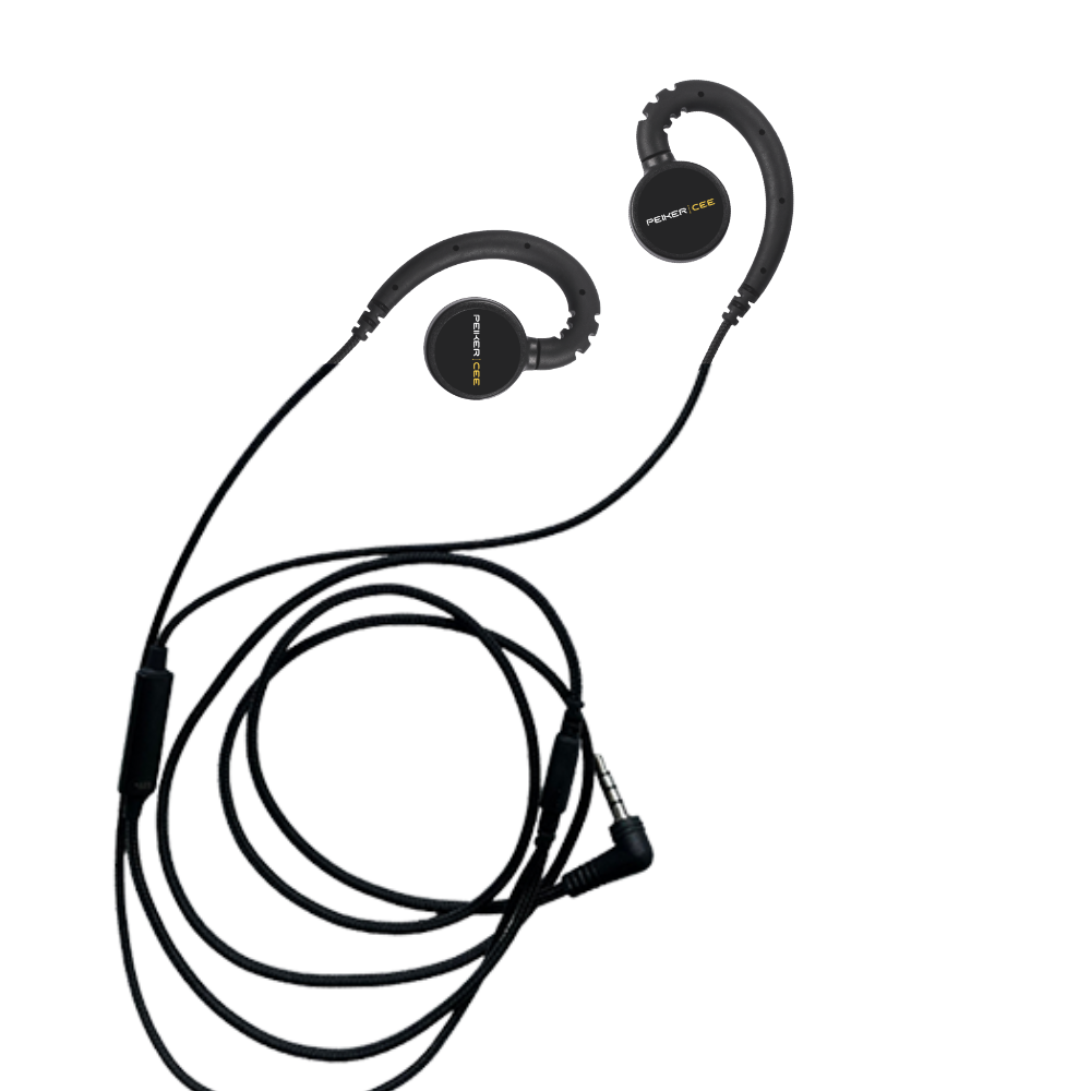 DOUBLE EAR SWIVEL OVER THE EAR HEADSET