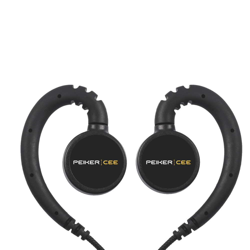 DOUBLE EAR SWIVEL OVER THE EAR HEADSET