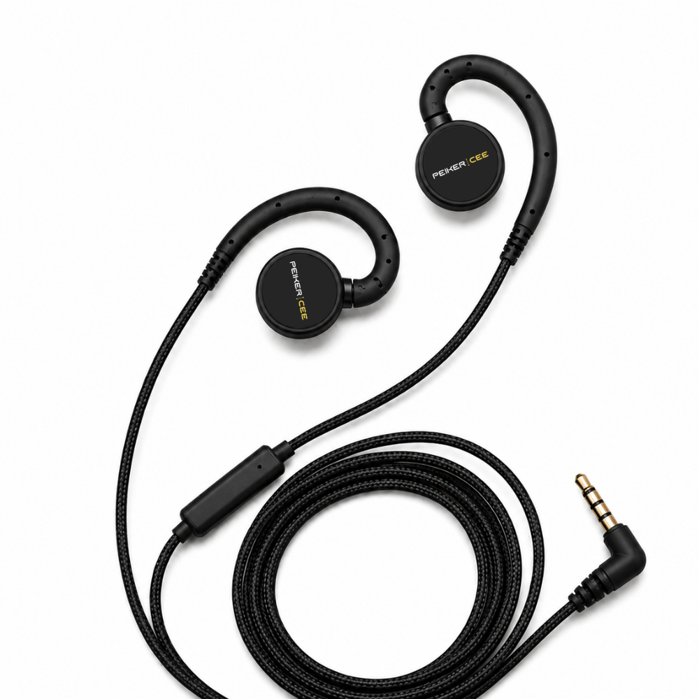 DOUBLE EAR SWIVEL OVER THE EAR HEADSET